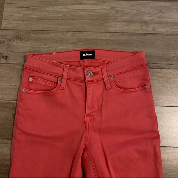 Hudson Women's Stretch Super Skinny Ankle Jeans - Picture 2 of 3